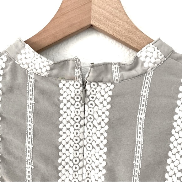 Gianni Bini Eryn Crochet Stripe Midi Dress Size Small - Picture 8 of 16